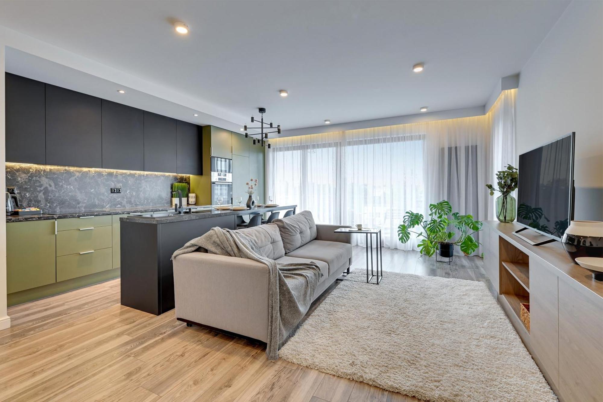 Aura Island Riverside By Downtown Apartments Gdańsk Kültér fotó