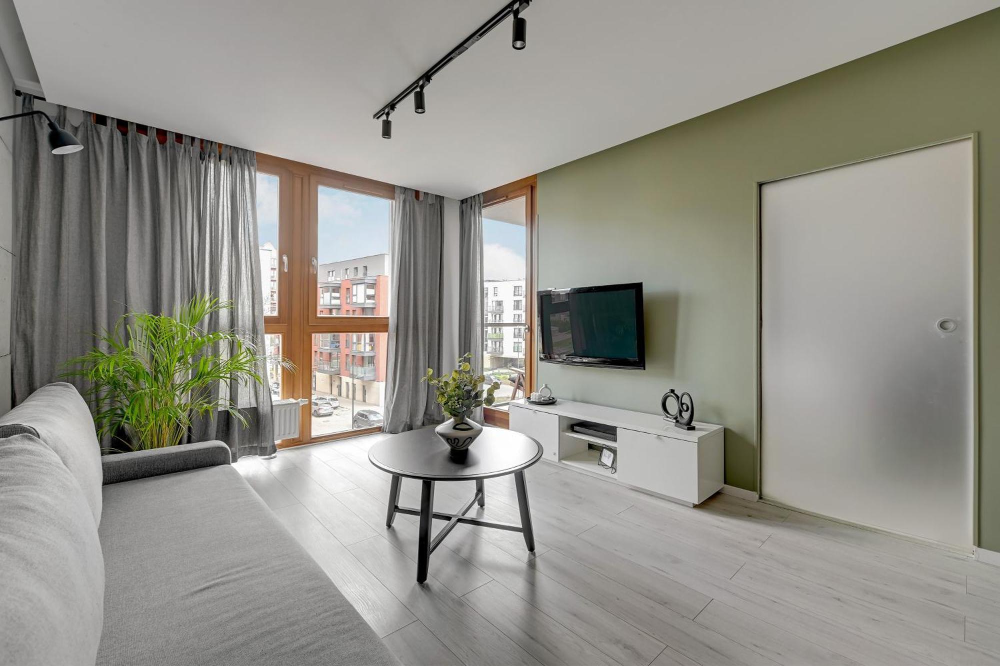 Aura Island Riverside By Downtown Apartments Gdańsk Szoba fotó