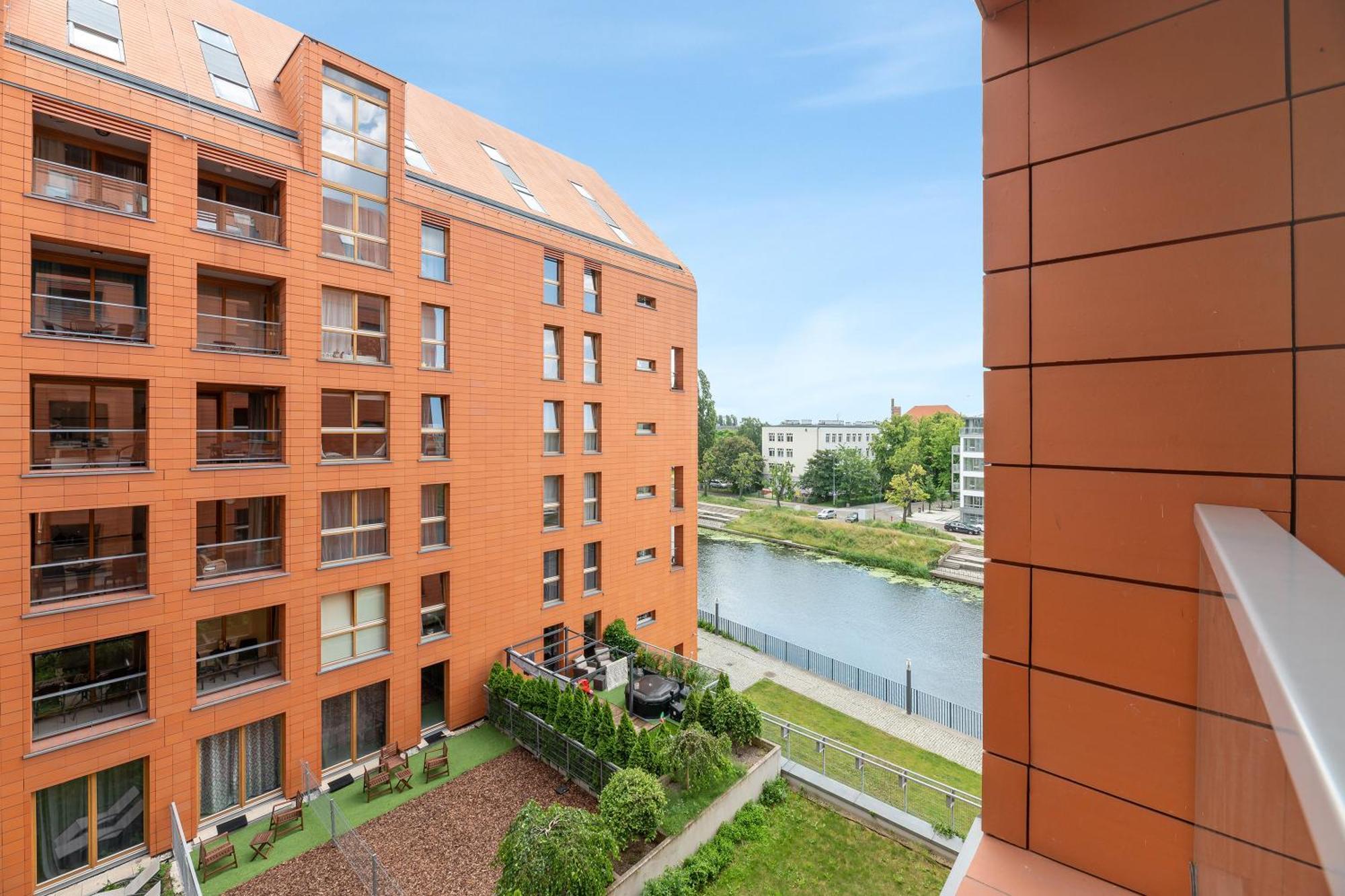 Aura Island Riverside By Downtown Apartments Gdańsk Kültér fotó
