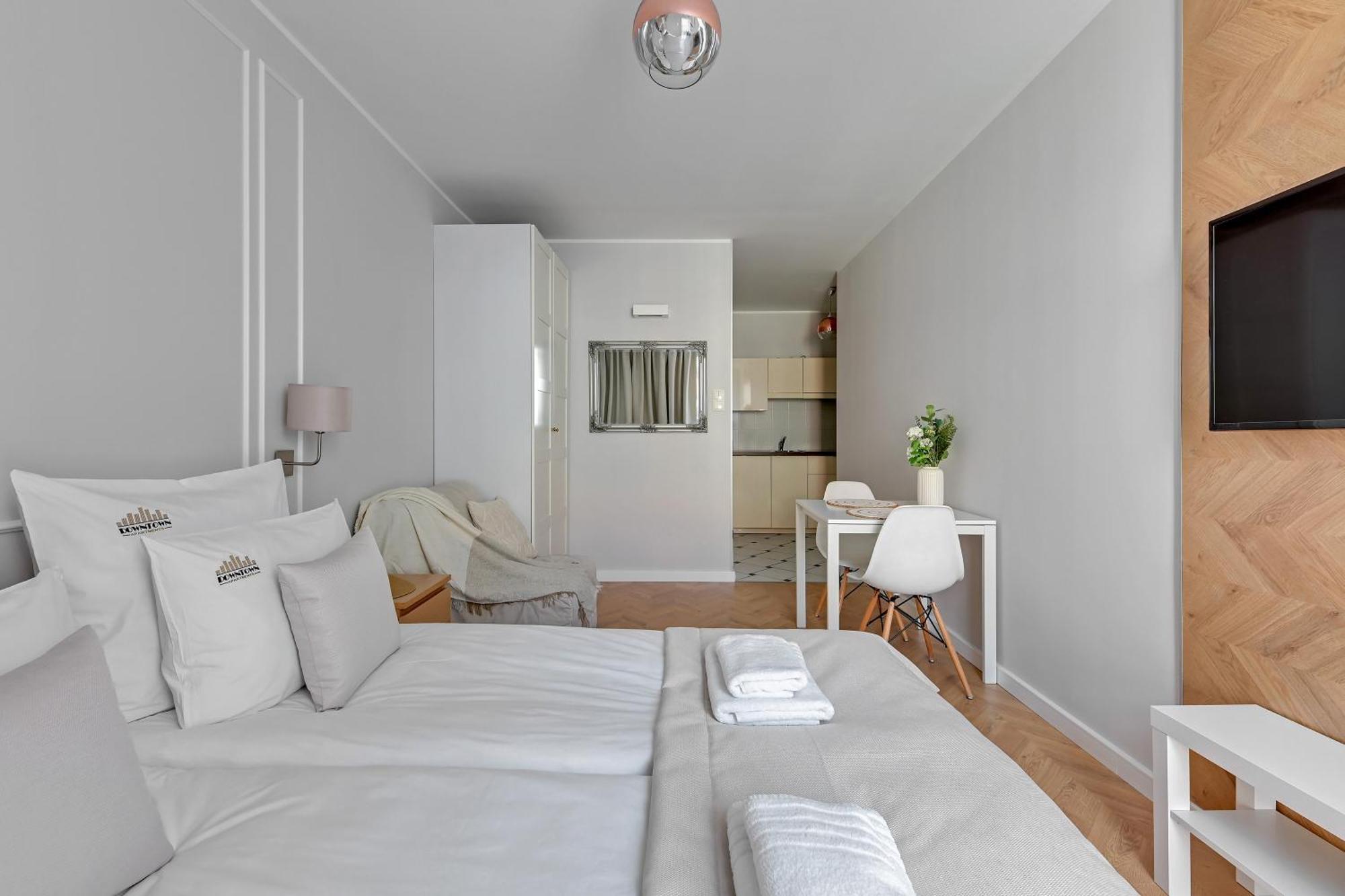 Aura Island Riverside By Downtown Apartments Gdańsk Szoba fotó