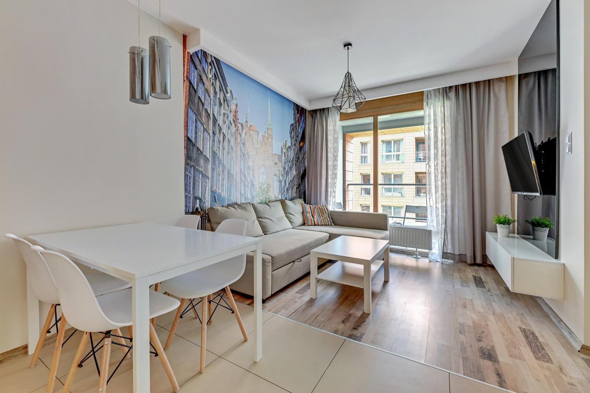 Aura Island Riverside By Downtown Apartments Gdańsk Szoba fotó