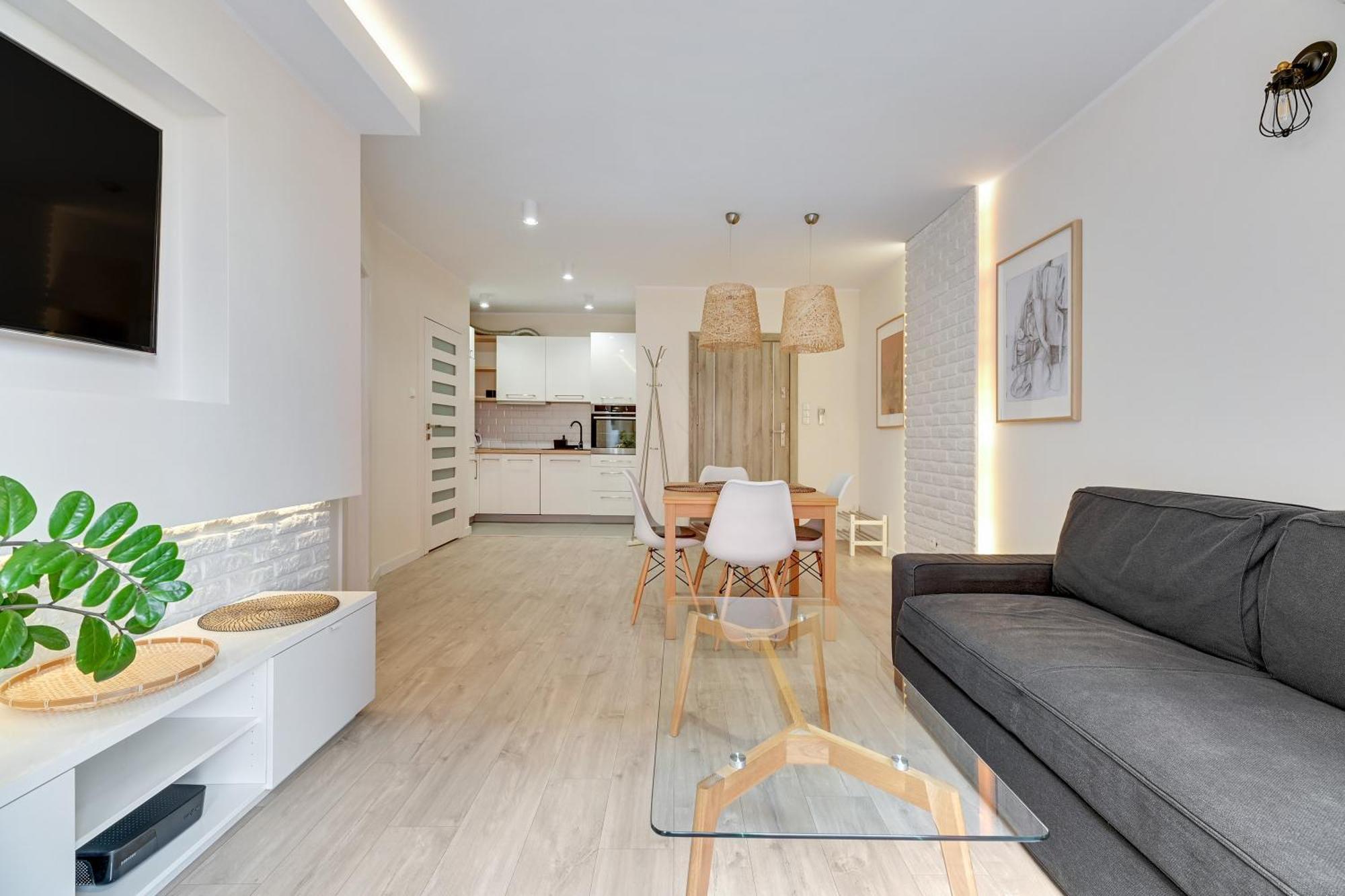 Aura Island Riverside By Downtown Apartments Gdańsk Szoba fotó