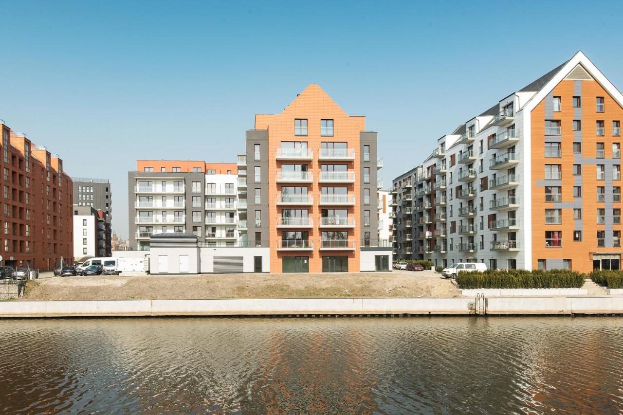 Aura Island Riverside By Downtown Apartments Gdańsk Kültér fotó